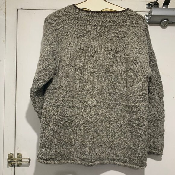 VINTAGE JACOB CHUNKY KNIT WOOL SWEATERS PATTERNS SIZE L - Picture 9 of 10